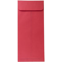 JAM Paper #14 Policy Envelopes, 5 x 11.5, Brite Hue Red Recycled, 1000 Pack (900905211B)-Christmas red