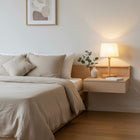 Decent Living Wooden Base Table Lamp - 2 Pack-Light bulb not included