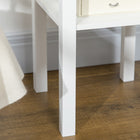 HOMCOM Bedside Table - Set of 2-The elevated design is easy for you to clean