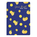 Letts Academic Weekly Planner - August to July - 8 1/4" H x 5 7/8" W - Citrus Design - Multilingual-Sewn-bound, flexible smooth cover
