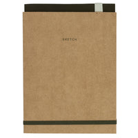 Gry Mattr Studio Sketchbook - Kraft-B5 size (9.84" H x 7.09" W) vertical sketchbook with blank pages