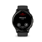 Garmin Venu 3 Watch - 45 mm - Slate Stainless Steel Bezel with Black Case and Silicone Band-Track all the ways you move with more than 30 preloaded GPS and indoor sports apps — including walking, running, cycling, pool swimming, activities for wheelchair users and more