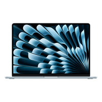 Apple MacBook Air 15" - M5 - 10-core CPU - 512 GB SSD - 16 GB Unified Memory - Sky Blue-Supercharged By M5 - With its faster CPU and unified memory, M5 delivers even more performance and fluidity across apps, making multitasking and creative workflows smooth and responsive. A powerful Neural Engine and next-generation GPU with Neural Accelerators give you a powerful platform for AI