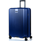 Champs Marquis 3 Piece Luggage Set - Navy-Effortless movement. Durable 360° dual spinner wheels for a smooth ride on any surface