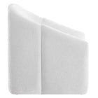 Modway Vivi Chenille Upholstered Accent Chair - Frost-Non-Marking Foot Glides