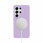 Blu Element Silicone MagSafe Cell Phone Case for Galaxy S26 Ultra - Lavender-Anti-dust / Anti-ﬁngerprint coating