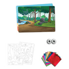 Skillmatics Foil Fun Animals Art Kit-80 Foam Stickers
