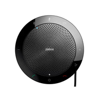 Jabra Speak 510 Speakerphone - Black -The Jabra Speak 510 UC features a 360°, omnidirectional microphone that supports echo cancellation to help ensure clear conversations.