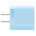 Scosche PowerVolt 20W Power Delivery USB-C Fast Charger & 6' USB-C Braided Cable - Blue-Designed to fit any power outlet or power strip