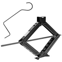 HOMCOM Scissor Jack-2-ton (4400 lbs.) capacity for small to medium-sized vehicles