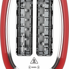 Salton NuRetro Digital 2 Slice Toaster - Space Cherry-Removable stainless steel crumb tray simplifies clean up and keeps counters tidy.