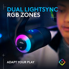 Logitech G Yeti GX Dynamic RGB Gaming Microphone with Lightsync - Black-Dual RGB Zones: Use LIGHTSYNC to control two separate RGB light zones on the mic and sync them with other Logitech G gaming gear in G HUB for a fully immersive experience