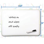 Flipside Two-Sided Aluminum Framed - Magnetic Dry Erase Board with Pen - 12" x 17.5" - 3 Pack-5