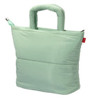 General Supply Goods + Co Puffer Cooler Bag-Soft puffer exterior with padded handles for comfortable carrying