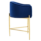Modway Savour Tufted Counter Stool - Navy-Dense Foam Padding