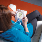 OttLite 4" Hands-Free LED Magnifier - White-Batteries included (uses 3 AAA batteries)
