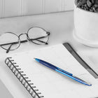 BIC Glide Original Ballpoint Pens Retractable – 1.0mm – Blue – 12 Pack-These blue pens have ultra smooth writing for all your writing and pen needs