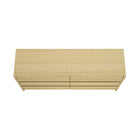 Manhattan Comfort Linda 72" Modern 6-Drawer Double Dresser - Natural Oak-30 Day Limited Manufacturer's Warranty