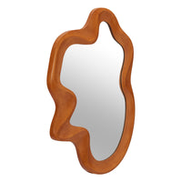 Zuo Foz Mirror - Brown-Hangs vertically only