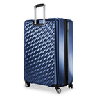 Ricardo Beverly Hills Melrose 30" Hardside Check-in Luggage - Large - Upright - Prussian Blue-Telescoping handle with comfort grip: Provides smooth, comfortable control while navigating airports, hotels, and busy travel days