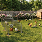 PawHut Extra Long Outdoor Chicken Tunnel - 354" x 39" - Galvanized Steel-Galvanized steel frame resists rust for long-lasting outdoor durability
