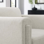 Modway Visible Fabric Armchair - Ivory-Pocket Coil Springs