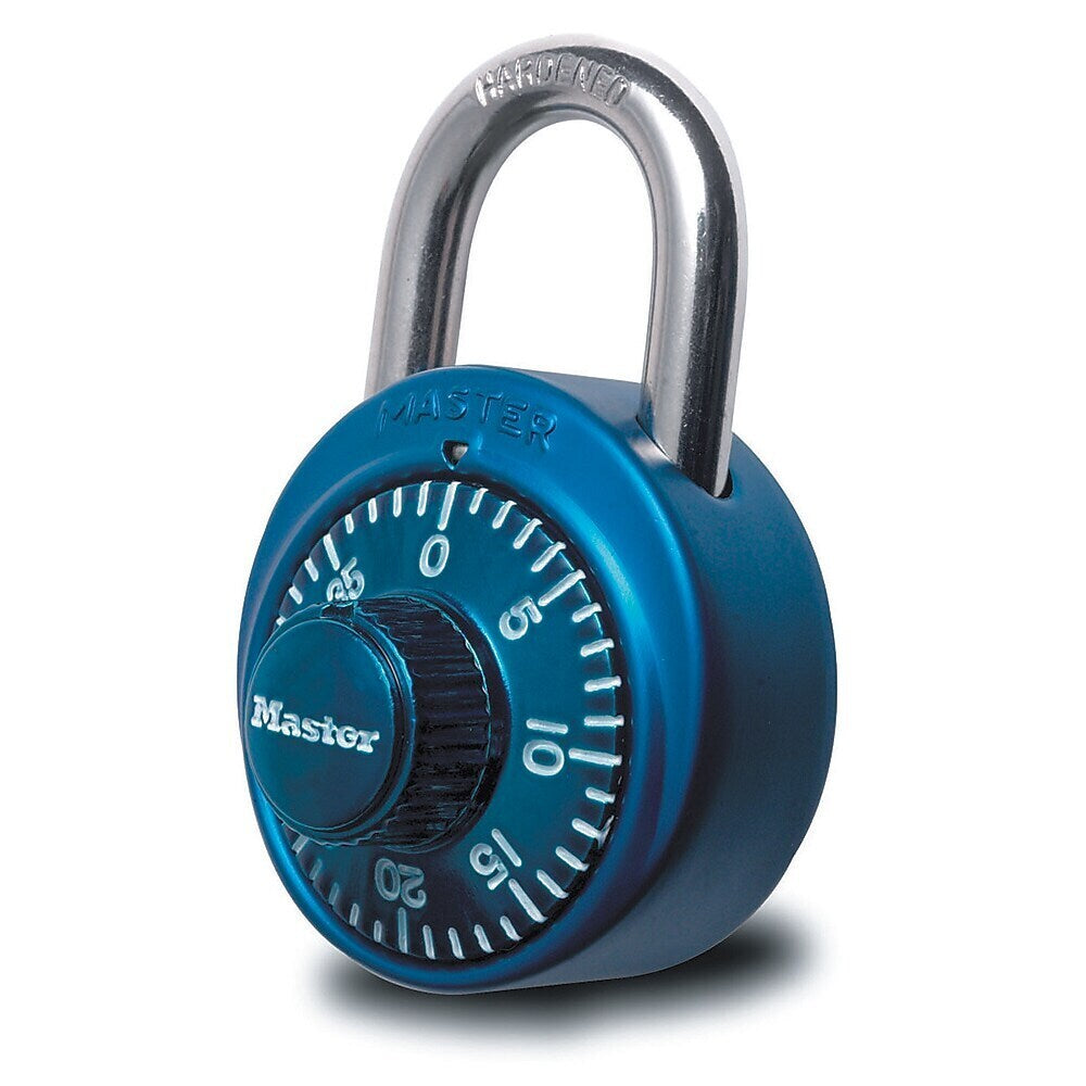 Master Lock Anodized 3-Digit Combination Lock - Assorted Colours