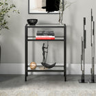 Hudson&Canal Sivil 22"W Console Table - Blackened Bronze-Clean with a soft, dry cloth and no harsh chemicals or abrasive cleaning materials