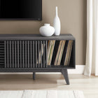 Modway Iterate 59" TV Stand - Charcoal-Cable Management Holes