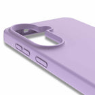 Blu Element Silicone MagSafe Cell Phone Case for Galaxy S26 - Lavender-Raised edges for screen and camera protection