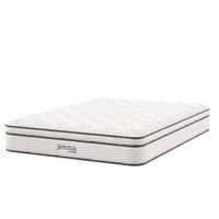 Modway Jenna 10" Innerspring and Foam Full Mattress-Quilted Pillow-Top Cover