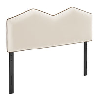 Modway Cosette Performance Velvet Queen Size Headboard - Alabaster-Stain-Resistant Performance Velvet