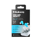 Skullcandy Dime 2 True Wireless Earbuds - Light Grey/Blue-IPX4 sweat & water resistant