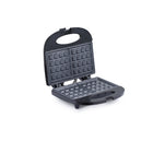 Commercial 750W Nonstick Mini Waffle Maker - Black-Non-stick coated plates for easy cleaning