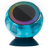 Speaqua Barnacle X Portable Waterproof Bluetooth Speaker with Built in Storage - Tidal Blue-100% Waterproof (IP68)