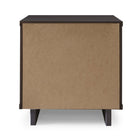 Manhattan Comfort Granville 18.11" Modern 1-Drawer Nightstand - Dark Grey-15.16" L x 18.11" W x 19.49" H