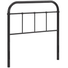 Modway Serena Twin Steel Headboard - Brown-Cottage Style Headboard