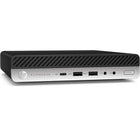 HP Refurbished EliteDesk 800 G4 Mini Desktop Computer - Intel Core i5-8500 - 256 GB SSD - 8 GB RAM - Windows 11 Pro - Black-Intel Core i5-8500 six-core processor handles business multitasking with ease