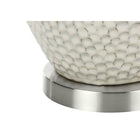 Monarch Specialties 28" H Contemporary Table Lamp - Cream Ceramic / Ivory / Cream Shade-Assembled dimensions: 16 in. L x 16 in. W x 27.5 in. H. base: 10 in. L x 10 in. W x 15.75 in. H. shade: 16 in. L x 16 in. W x 11 in. H