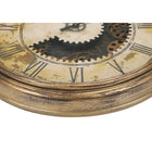 Monarch Specialties Clocks 30" Round Oversized Wall Clock - Antique Gold -No assembly required, simply insert 3xAA batteries (not included), hang it up and enjoy an elegant transformation to your space