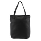 Gry Mattr Vegan Zipper Tote Bag - Black-Tote bag