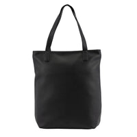 Gry Mattr Vegan Zipper Tote Bag - Black-Tote bag