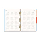 Orange Circle Studio Locked in Love Tri-Tab Weekly/Monthly Planner - 7" x 9.5" - Assorted Colours - Bilingual-5