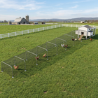 PawHut Extra Long Outdoor Chicken Tunnel - 354" x 39" - Galvanized Steel-Fine mesh openings help reduce potential risks from outdoor predators
