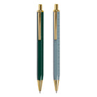 General Supply Goods + Co Ruler Pens - 1.0 mm - Blue & Green - 2 Pack-Set of 2 pens with built-in ruler featuring inch and centimetre measurements