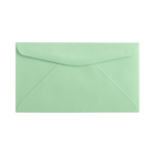 JAM Paper #6 3/4 Pastel Commercial Coloured Envelopes - 3.625" x 6.5" - Light Green - 50 Pack-Colour: Light Green