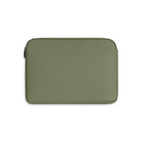 Bugatti Opera 14.1" Padded Laptop Sleeve - Green-Made of synthetic leather