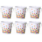 Teacher Created Resources Confetti Bucket - 6 Pack-Great way to organize small classroom items and make them easily accessible
