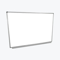 Luxor Wall-Mounted Magnetic Whiteboard, 60" x 40" (WB6040W)-Painted steel surface resists ghosting and provides excellent erasability