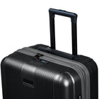 Champs Marquis 3 Piece Luggage Set - Black-Built-in TSA lock. Recessed TSA approved locks for added safety